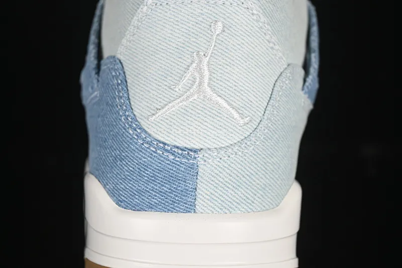 All categories Air Jordan Jordan series basketball shoes Air Jordan 4 Air Jordan 4 Denim "Worn Blue" AJ4 Joe 4 washed denim IB6716-100